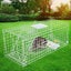 Humane Animal Trap Cage 150 x 50 x 53cm - Silver Carousel 3