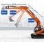 1/14 15Ch Rc Alloy Long Arm Excavator Construction Engineering Vehicle Toy Carousel 3