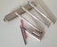 Cased Triple Propelling Pencil Set : Chatelaine Hook : Spare Leads in own case Carousel 1