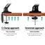 Artiss Monitor Arm Mount Single Gas Black Carousel 6