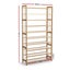 Artiss 10-tier Bamboo Shoe Rack Wooden Shelf Stand Storage Organizer Carousel 2