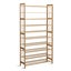 Artiss 10-tier Bamboo Shoe Rack Wooden Shelf Stand Storage Organizer Carousel 3