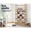 Artiss 10-tier Bamboo Shoe Rack Wooden Shelf Stand Storage Organizer Carousel 4