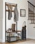 Hallway Coat Rack with Shoe Rack Carousel 9