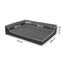 Orthopedic Dog Bed L Grey Carousel 3