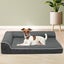 Orthopedic Dog Bed L Grey Carousel 7