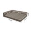 Orthopedic Dog Bed Xl Coffee Carousel 3