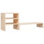 Monitor Stand 81x20x30 Cm Solid Wood Pine Notkka Carousel 10