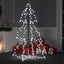 Christmas Cone Tree 160 Leds Indoor and Outdoor 78x120 Cm Txnpla Carousel 1