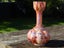 BOHEMIAN MID CENTURY MOTTLED GLASS VASE RETRO Carousel 3