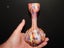 BOHEMIAN MID CENTURY MOTTLED GLASS VASE RETRO Carousel 16