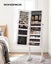 Jewellery Cabinet - White Carousel 8