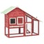 Rabbit Hutch Red and White Solid Firwood Oibnio Carousel 1