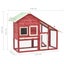 Rabbit Hutch Red and White Solid Firwood Oibnio Carousel 2