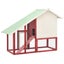 Rabbit Hutch Red and White Solid Firwood Oibnio Carousel 4