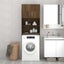 Washing Machine Cabinet Brown Oak 64x25.5x190 Cm Nopbio Carousel 6