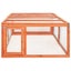 Rabbit Hutch 183x90x46.5 Cm Solid Firwood Oibnii Carousel 4