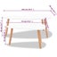 Coffee Table Set 2 Pieces Solid Pinewood White Xaaito Carousel 2