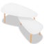 Coffee Table Set 2 Pieces Solid Pinewood White Xaaito Carousel 5