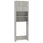 Washing Machine Cabinet Concrete Grey 64x25.5x190 Cm Engineered Wood Nbbbto Carousel 9
