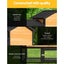Three Doors Pet Rabbit Wooden Cage with Built-in Foldable Ramp Carousel 3