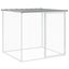 Chicken Cage with Roof Light Grey 403x98x90 Cm Galvanised Steel Tonkbap Carousel 6