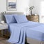 2000 Thread Count Bamboo Cooling Sheet Set Ultra Soft Bedding Single Light Blue Carousel 3