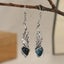 VINTAGE / BOHO STYLE LABRADORITE DANGLY EARRINGS Carousel 4