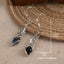 VINTAGE / BOHO STYLE LABRADORITE DANGLY EARRINGS Carousel 5