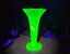 Art Deco Czech Uranium Glass Vase - A/F Carousel 4