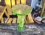 Art Deco Czech Uranium Glass Vase - A/F Carousel 5