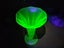 Art Deco Czech Uranium Glass Vase - A/F Carousel 6