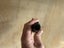 Vintage LIMA PERU Black Glass Ranuzzi Statue BOTTLE Inca Figurine Carousel 4