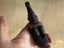 Vintage LIMA PERU Black Glass Ranuzzi Statue BOTTLE Inca Figurine Carousel 5