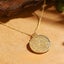 Gold Enamel Floral Necklace. Handmade Enamel Flower 3D Pendant Necklace Carousel 2