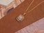 Elegant Gold Mother of Pearl Flower Charm Necklace. Floral Wedding Jewelry Carousel 5