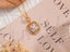 Elegant Gold Mother of Pearl Flower Charm Necklace. Floral Wedding Jewelry Carousel 6