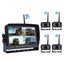 7 Inch Wireless Backup Camera System Split with 4 WIFI Solar Cameras Carousel 1