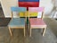 A pair of Children chairs real wood Carousel 1