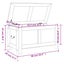 Storage Chest with Lid Brown Solid Wood Acacia Tlakop Carousel 2
