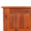 Storage Chest with Lid Brown Solid Wood Acacia Tlakop Carousel 8