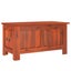 Storage Chest with Lid Brown Solid Wood Acacia Tlakop Carousel 9