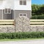 Arched Gabion Basket 100x30x120/140 Cm Galvanised Iron Optaxl Carousel 1