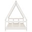 Kids Bed Frame White 90x190 Cm Solid Wood Pine Ntaalt Carousel 4