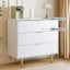 3 Chest Of Drawers Lowboy Cabinet White Carousel 6