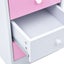Children Drawing Study Desk Tiltable Pink and White Xniaai Carousel 10