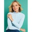 Value pack - 2 x turtleneck tees - size 14 - white & blue - 93% cotton - perfect Carousel 1