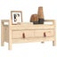 Hall Bench 80x40x43 Cm Solid Wood Pine Nxoina Carousel 8