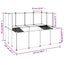 Small Animal Cage Transparent 143x107x93 Cm Pp and Steel Tabpib Carousel 2