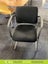 Black Fabric Chair with Arms Carousel 1
